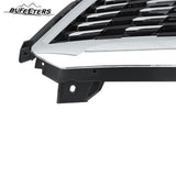 BUFEETERS  2Pcs Front Bumper Upper Lower Grille Fit For 2020 2021 2022 Cadillac XT5,Factory Style,Chrome&Black