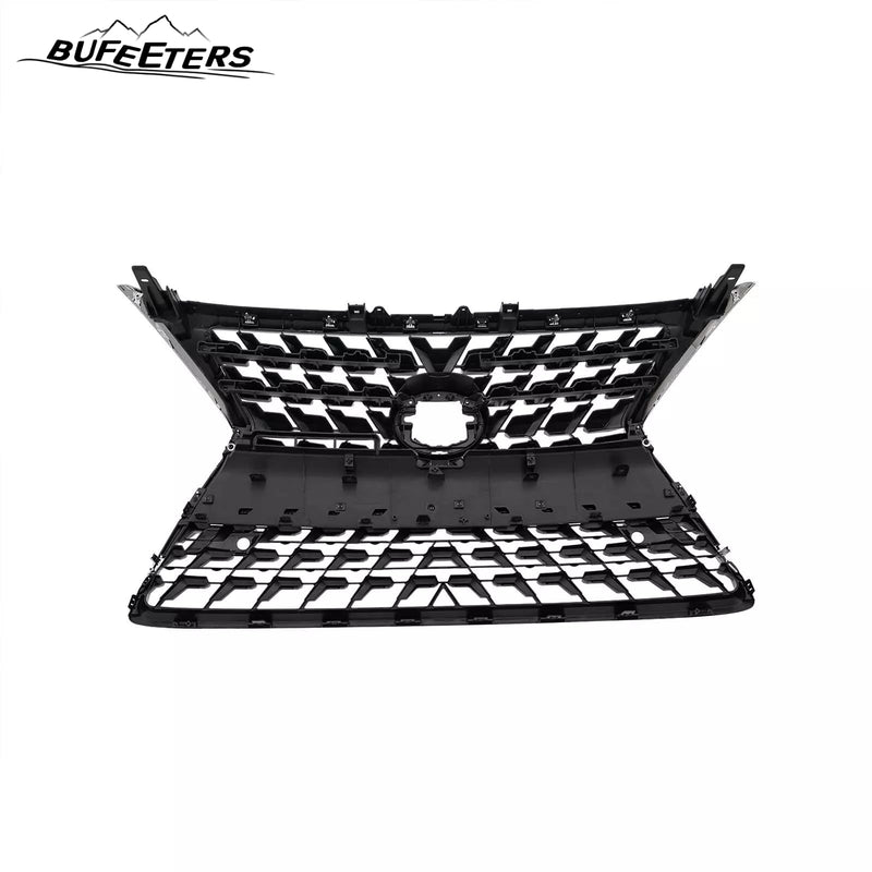 BUFEETERS Front Grille Fit For 2020 2021 2022 2023 LEXUS GX460,Mesh Style,Dark Gray W/Chrome Frame
