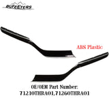 BUFEETERS Front Upper Grille Chrome Trims Driver and Passenger Side Fit For 2018 2019 2020 Honda Odyssey