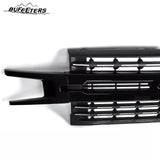BUFEETERS Front Bumper Upper Grille Assembly Fit For 2019 2020 2021 2022 Chevy Silverado 1500,LTZ Style/Horizontal Billet Style,Gloss Black