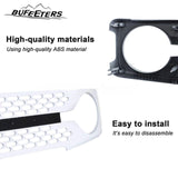 BUFEETERS Front Bumper Upper Grille W/Letters Fit For 2021 2022 2023 Ford Bronco,Honeycomb Style,Gloss White