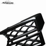 BUFEETERS Front Bumper Upper Snap On Grille Overlay Grill Covers Fit For 2022 2023 2024 Nissan Frontier,Factory Style,Gloss Black