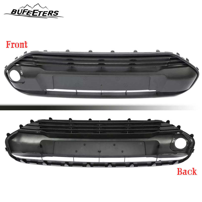 BUFEETERS Front Bumper Face Bar Upper Grille Fit For 2014 2015 2016 2017 2018 Ford Transit Connect,Factory Style,Black