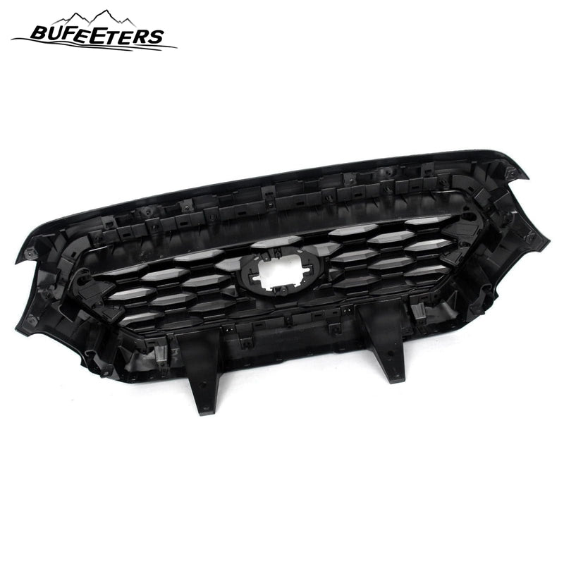 BUFEETERS   Front Bumper Grille W/Gray Grill Insert Fit For 2016 2017 2018 2019 2020 2021 2022 2023  Toyota Tacoma TRD,Honeycomb 2021 TRD Look Style,Gloss Black&Gray