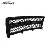 BUFEETERS Front Bumper Upper Grille Fit For 2014 2015 Chevy Silverado 1500,Honeycomb Style,Gloss Black