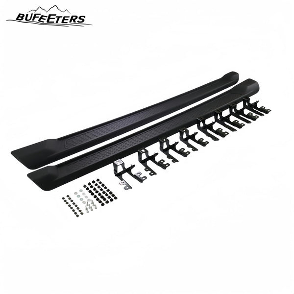 BUFEETERS Side Step Running Board Nerf Bar Fit For 2020 2021 2022 2023 Jeep Gladiator 4 Door,Black