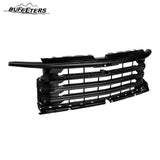 BUFEETERS Front Bumper Upper Grille Fit For 2022 2023 2024 Chevy Silverado 1500 High Country,Horizontal Billet Style,Gloss Black