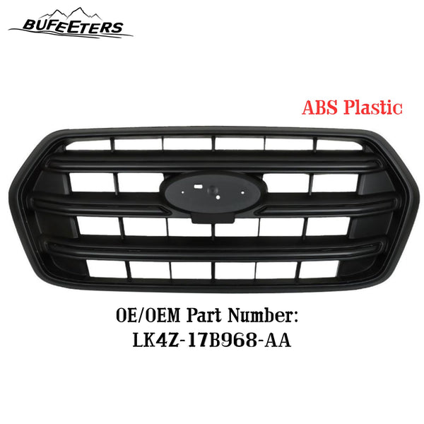 BUFEETERS Front Upper Grille Fit For 2020 2021 2022 Ford Transit T150 T250 T350,Factory Style,Matte Black