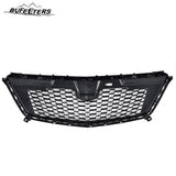 BUFEETERS   Front Bumper Upper Premium Luxury Grille Fit For 2020 2021 2022 2023 2024 Cadillac XT5,Diamond Style,Black&Silver