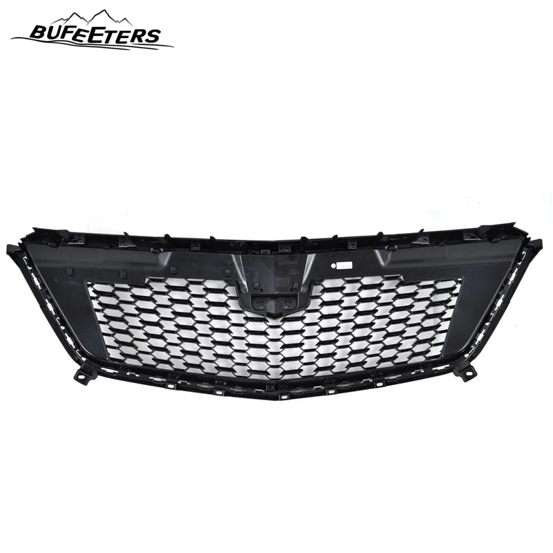 BUFEETERS   Front Bumper Upper Premium Luxury Grille Fit For 2020 2021 2022 2023 2024 Cadillac XT5,Diamond Style,Black&Silver