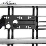 BUFEETERS Front Bumper Upper Grille Fit For 2021 2022 2023 GMC Yukon/Yukon XL SLT AT4,Mesh Style,Black&Chrome