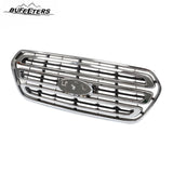 BUFEETERS Front Bumper Grille Fit For 2015 2016 2017 2018 2019 Ford Transit 150 250 350,Horizontal Billet Style,Chrome&Black