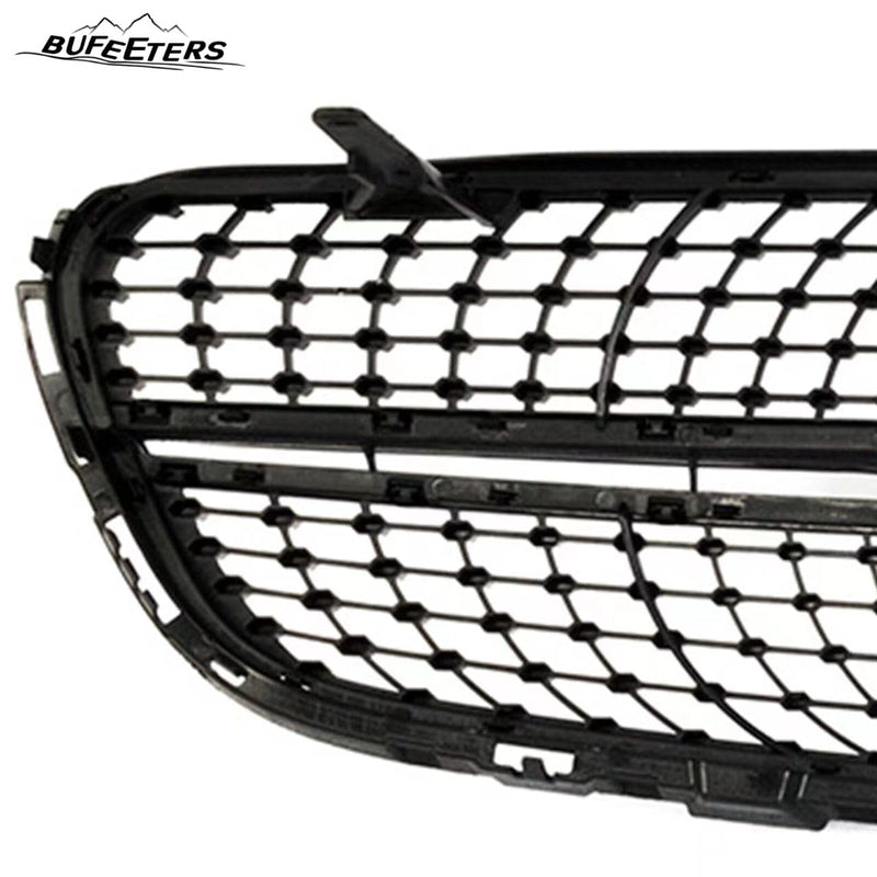 BUFEETERS  Front Bumper Upper Grille Fit For 2016 2017 2018 2019 Mercedes Benz X253 GLC250 GLC300 GLC350,Diamond Style,Chrome&Black
