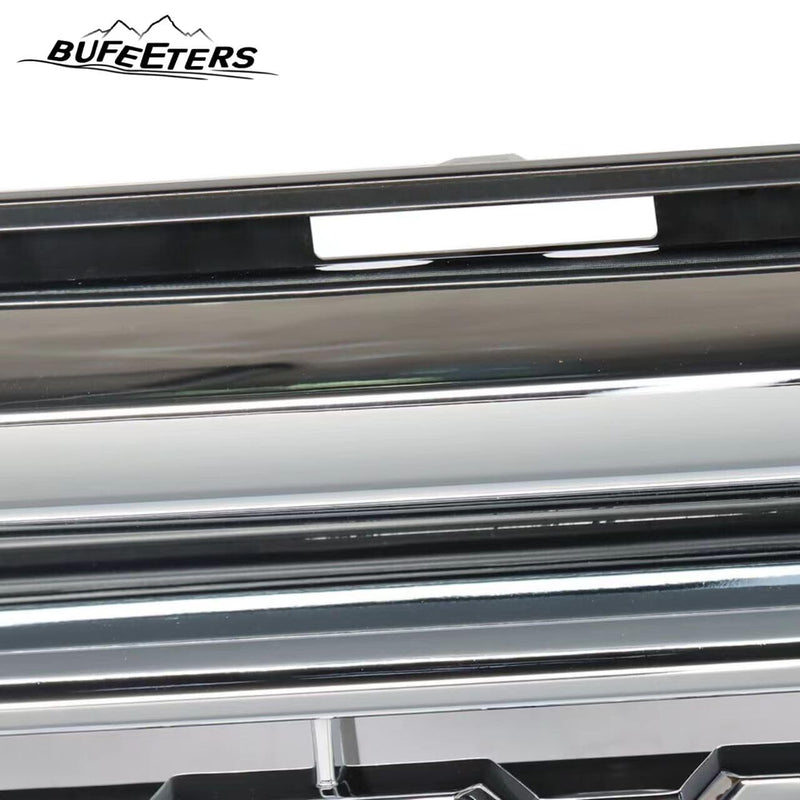 BUFEETERS Front Bumper Upper Chrome Grille Fit For 2019 2020 2021 GMC Sierra 1500 Denali,Factory Style