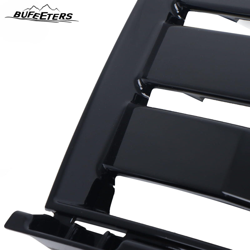 BUFEETERS Front Bumper Grille Upper Grill Trim Fit For 2007 2008 2009 2010 Ford Edge,Factory Style,Gloss Black