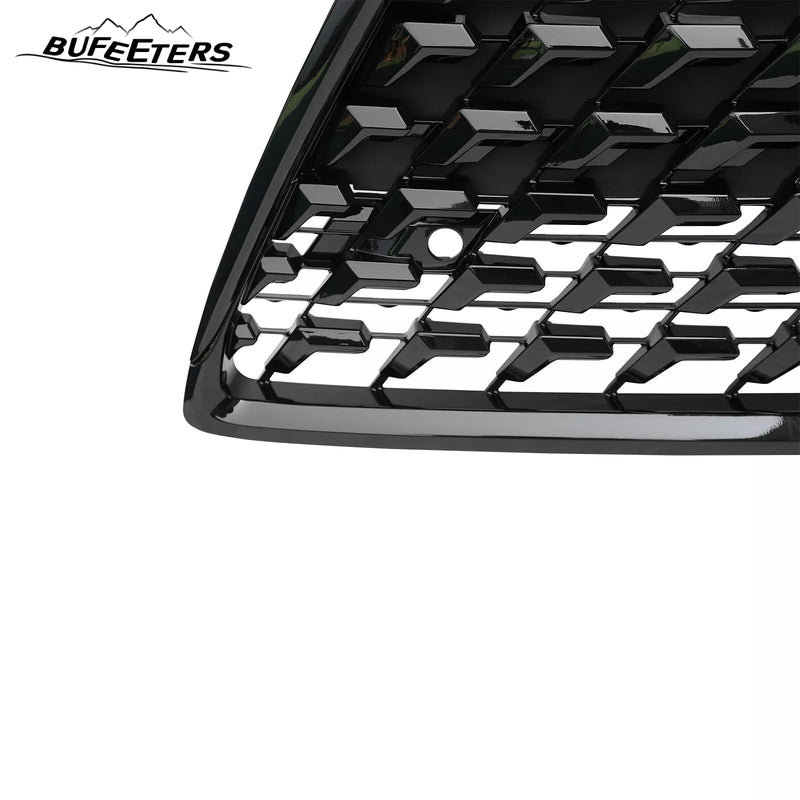 BUFEETERS Front Upper Grille Luxury Grill Fit For 2014 2015 2016 2017 2018 2019 2020 2021 2022 LEXUS GX460,Factory Style,Gloss Black