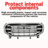 BUFEETERS Front Bumper Upper Grille Grill Fit For 2018 2019 2020 2021 GMC Terrain,Black & Chrome