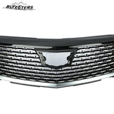 BUFEETERS  Front Bumper Upper Grille Assembly Fit For 2020 2021 2022 Cadillac CT4,Mesh Style,Chrome&Black