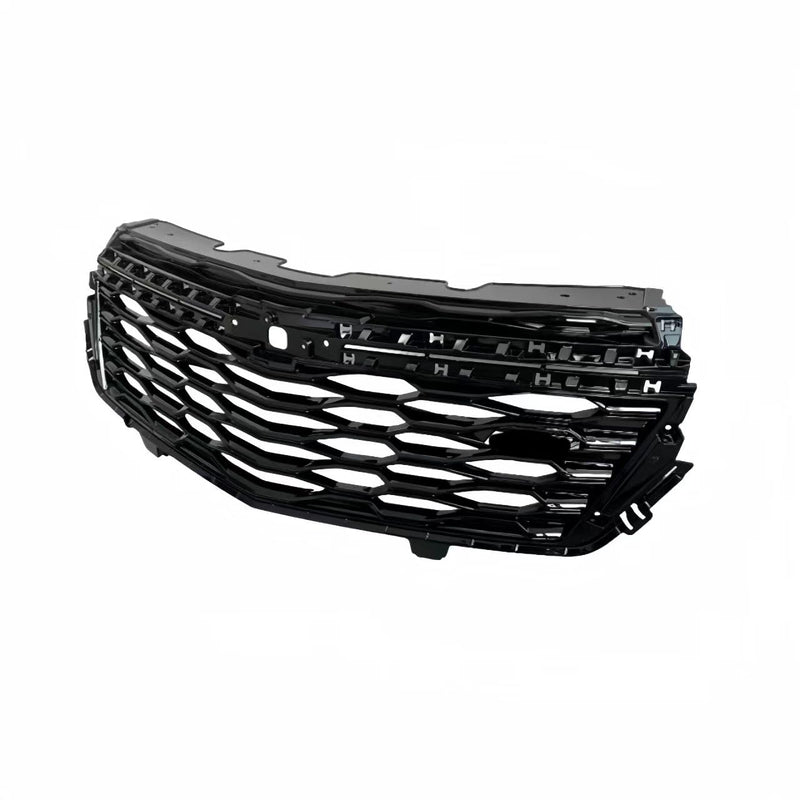 BUFEETERS   Front Bumper Upper Grille W/Trim Fit For 2022 2023 Chevy Equinox,RS Style,Gloss Black