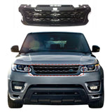 BUFEETERS   Front Upper Grille Fit For 2014 2015 2016 2017 Range Rover Sport,Mesh Style,Gloss Black,LR054767