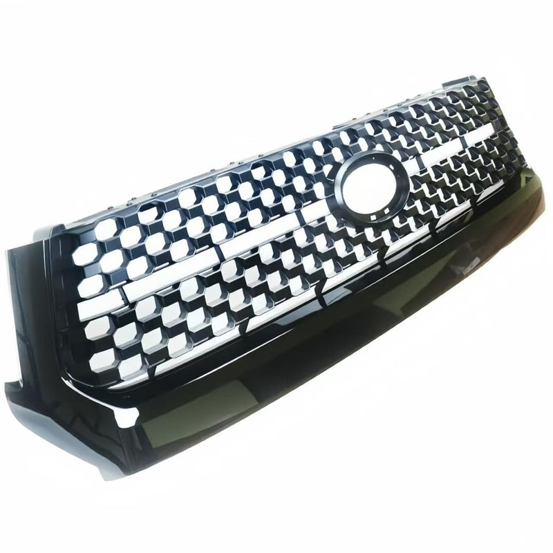 BUFEETERS Front Upper Grille Fit For 2014 2015 2016 2017 2018 2019 2020 2021 Toyota Tundra,Mesh Style,Gloss Black