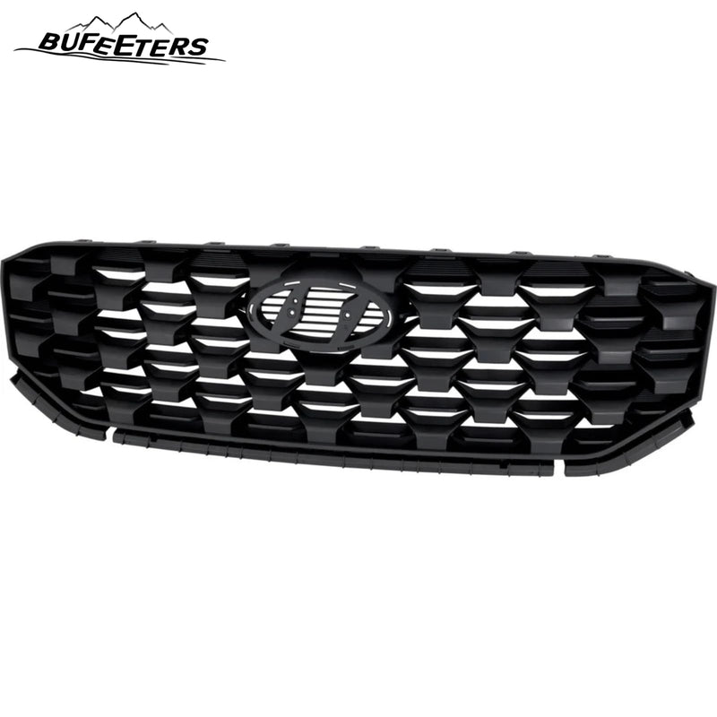 BUFEETERS   Front Bumper Grille Assembly Fit For 2021 2022 Hyundai Santa Fe,Factory Style,Primed Black Shell and Insert
