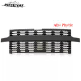 BUFEETERS Front Bumper Upper Grille Fit For 2019 2020 2021 Chevy Silverado 1500,Horizontal Billet Style,Black