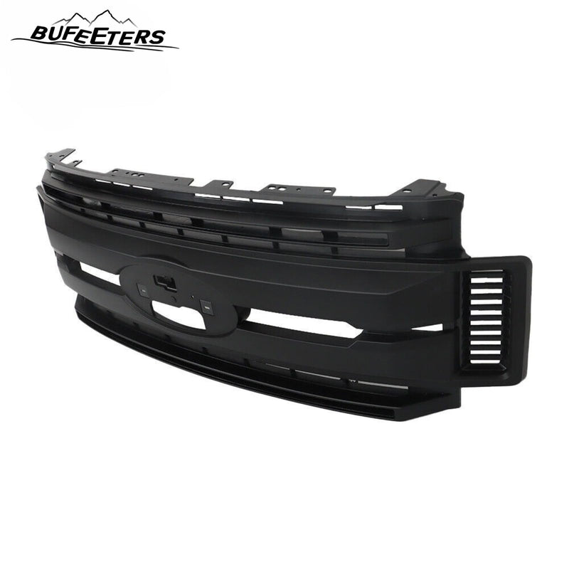 BUFEETERS Front Bumper Upper Grille Fit For 2017 2018 2019 F-250 F-350 Super Duty,XL Style,Matte Black