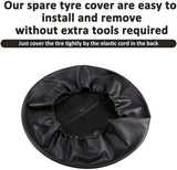 BUFEETERS Rear Spare Tire Cover for 2020 2021 2022 2023 2024 Land Rover Defender 90/110/130 Wheel Cover Gloss Black