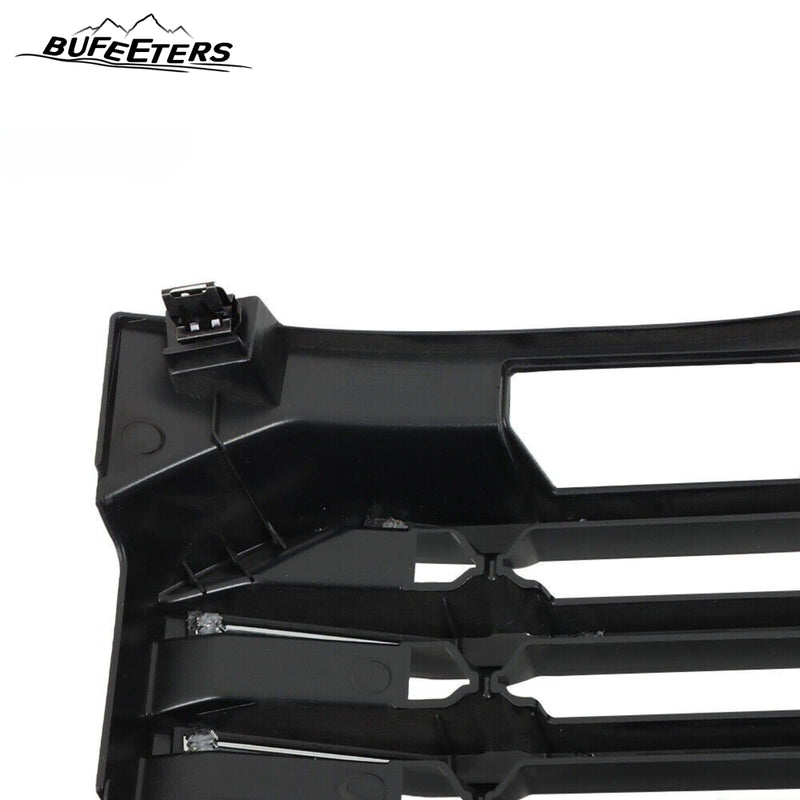 BUFEETERS Front Bumper Upper Grille W/Chrome Trim Fit For 2019 2020 2021 Chevy Silverado 1500,Horizontal Billet Style,Chrome&Black