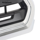 BUFEETERS Front Bumper Upper Grille Fit For 2016 2017 2018 2019 2020 2021 Toyota Tacoma,Chrome&Black