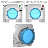 BUFEETERS ABS Rear Spare Tire Cover Fit For 2020 2021 2022 2023 2024 Land Rover Defender  90/110/130 Wheel Cover Fuji White