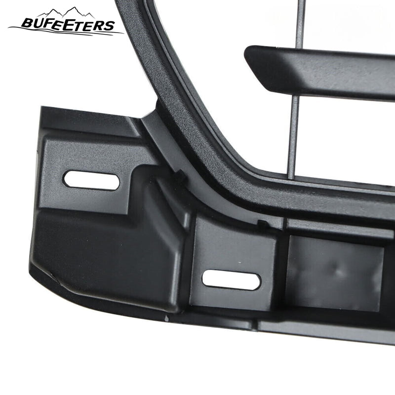 BUFEETERS  Front Bumper Upper Grille Fit For 2018 2019 2020 Ford F-150 XLT,Horizontal Bar Style,Matte Black