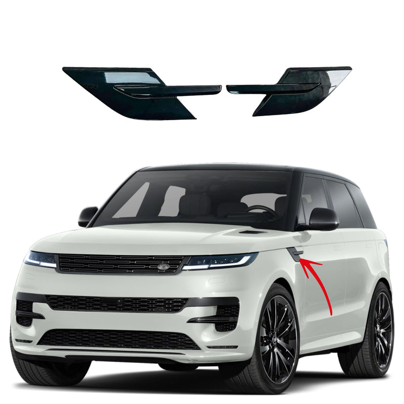 BUFEETERS Side Vents Fit For Range Rover Sport L461 2023 2024 Modify to All Gloss Black