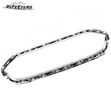BUFEETERS Front Grille Chrome Trim Molding Fit For 2019 2020 2021 Ford Transit Connect,Chrome&Black