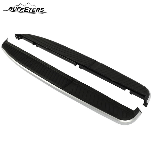 BUFEETERS  Side Step Running Board Nerf Bar Fit For 2006 2007 2008 2009 2010 2011 2012 2013 Land Rover Range Rover Sport,Black&Silver