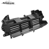 BUFEETERS Front Upper Active Grille Shutter W/o Motor Fit For 2017 2018 2019 Honda CRV CR-V,Factory Style,Black