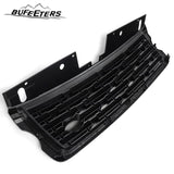 BUFEETERS  Front Bumper Upper Grille Fit For 2013 2014 2015 2016 2017 Land Rover Range Rover,2023 Style,Black&Silver