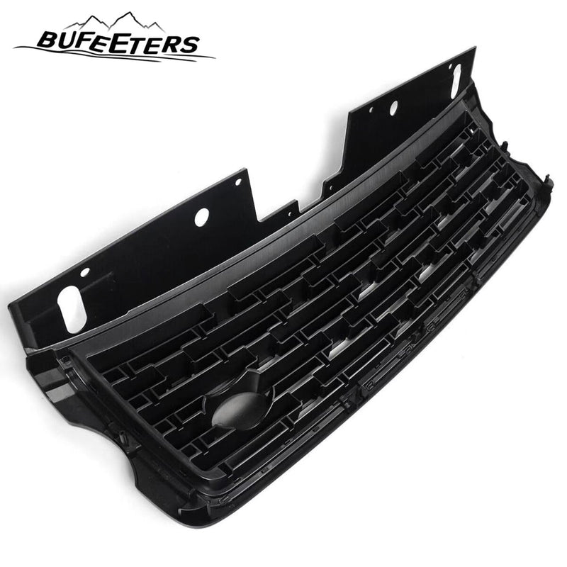 BUFEETERS  Front Bumper Upper Grille Fit For 2013 2014 2015 2016 2017 Land Rover Range Rover,2023 Style,Black&Silver