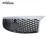 BUFEETERS  Front Bumper Upper Grille Fit For 2015 2016 2017 INFINITI QX80,Mesh Style,Chrome&Black