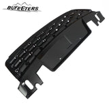 BUFEETERS Front Bumper Upper Grille Fit For 2018 2019 Range Rover Sport L494,Mesh Style,Full Gloss Black