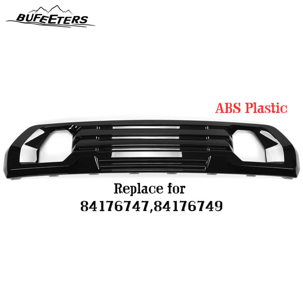 BUFEETERS Front Lower Grille Bumper Filler Fit For 2019 2020 2021 GMC Sierra 1500 AT4/Denali,Factory Style,Gloss Black