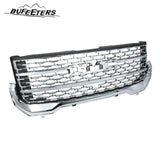 BUFEETERS Front Bumper Upper Chrome Grille Fit For 2020 2021 2022 2023 GMC Acadia Denali,Factory Style