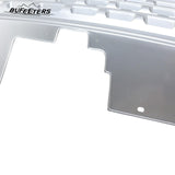 BUFEETERS Front Bumper Upper Grille Fit For 2013 2014 2015 2016 2017 Land Rover Range Rover Vogue L405,Mesh Style,Gray&silver