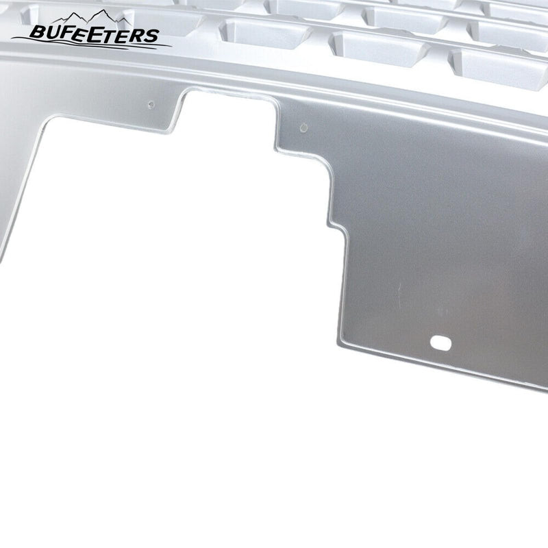BUFEETERS Front Bumper Upper Grille Fit For 2013 2014 2015 2016 2017 Land Rover Range Rover Vogue L405,Mesh Style,Gray&silver