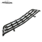 BUFEETERS  Front Upper + Lower Grille W/Chrome Molding Fit For 2013 2014 2015 2016 2017 Chevy Chevrolet Traverse,Factory Style,Chrome&Black