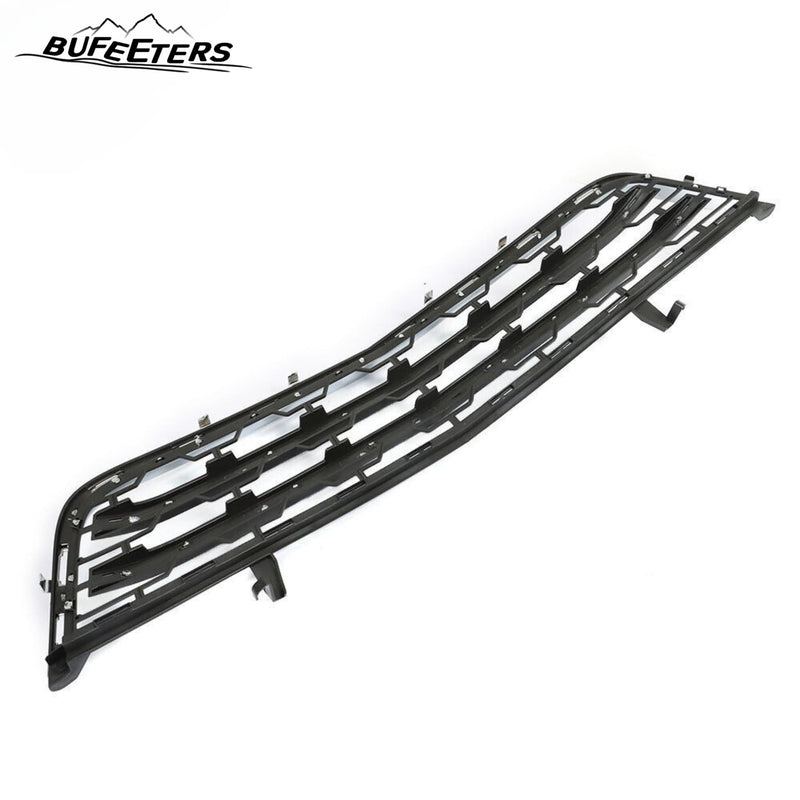 BUFEETERS  Front Upper + Lower Grille W/Chrome Molding Fit For 2013 2014 2015 2016 2017 Chevy Chevrolet Traverse,Factory Style,Chrome&Black