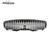 BUFEETERS  Front Bumper Upper Grille Vertical Fit For KIA Sorento 2018 2019 2020 2021 Performance,Mesh Style,Black&Silver