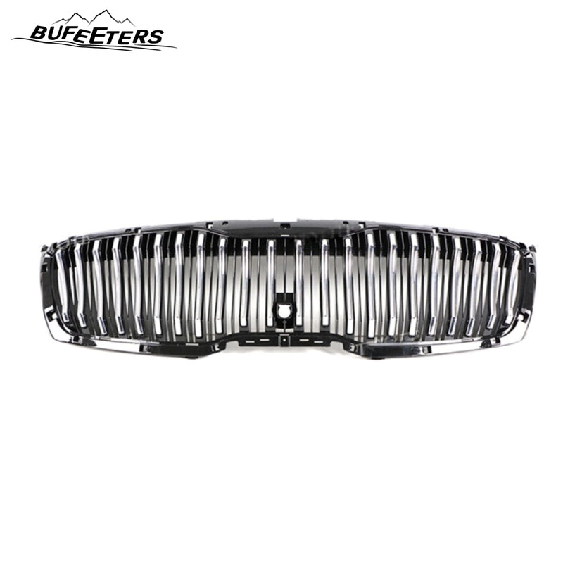 BUFEETERS  Front Bumper Upper Grille Vertical Fit For KIA Sorento 2018 2019 2020 2021 Performance,Mesh Style,Black&Silver