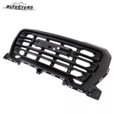 BUFEETERS Front Bumper Upper Grille With Gray Frame Assembly Fit For 2019 2020 2021 GMC Sierra 1500,Factory Style,Gloss Black&Gray